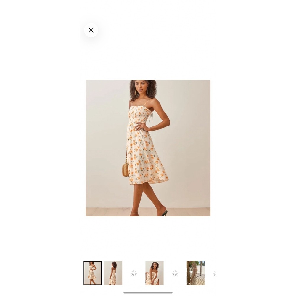 Reformation Sable Limonada
Floral Midi Dress Size S - Picture 3 of 9